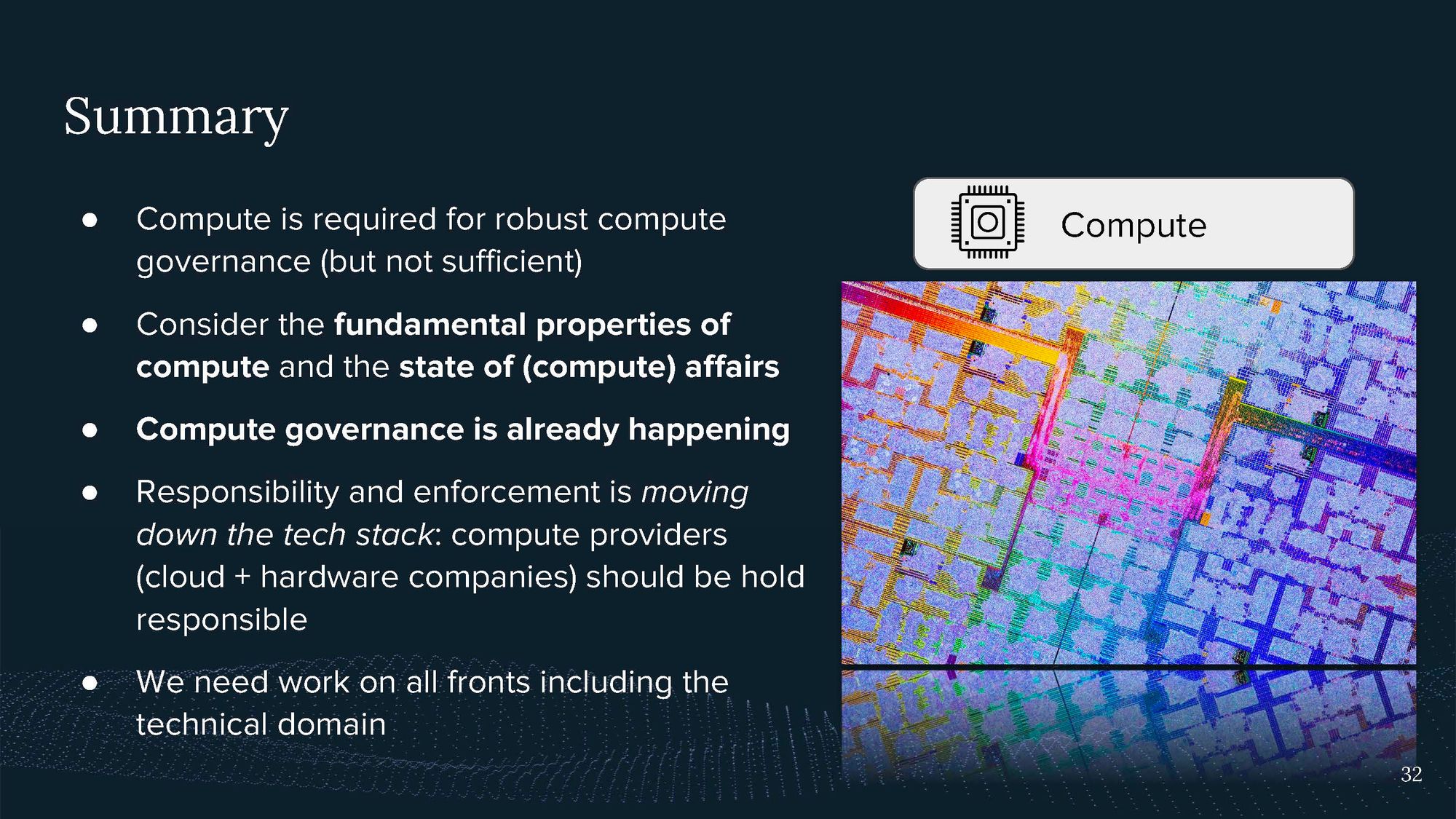 Video and Transcript of Presentation on Introduction to Compute Governance